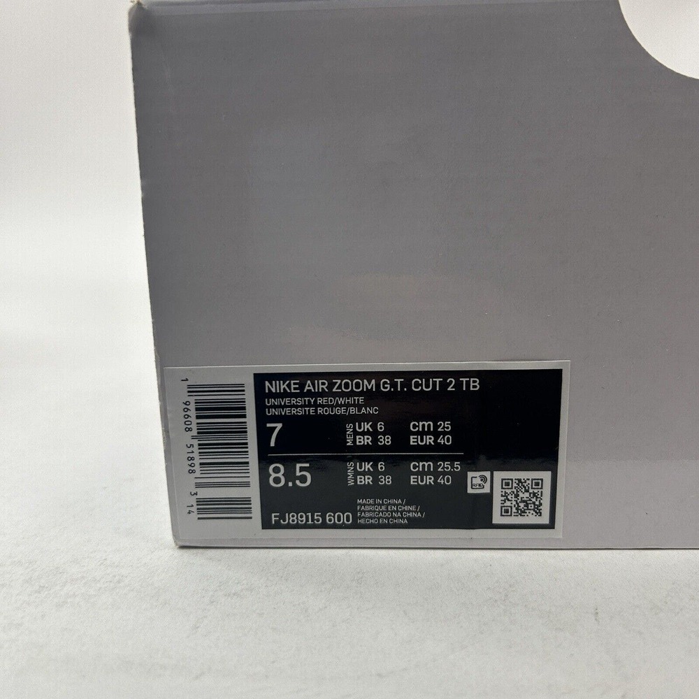 Nike Shoes Air Zoom GT Cut 2 TB Promo “University Red” 2024 - Picture 5 of 5